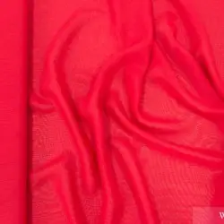 Tkanina szyfon kolor czerwony