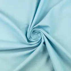 Tkanina len kolor błękitny