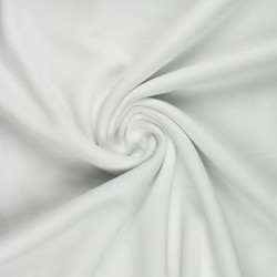 Dresówka drapana kolor biały