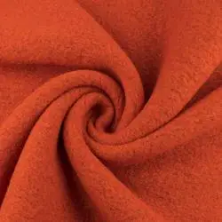Tkanina wełniana kolor rudy