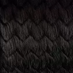 Tkanina z włosem kolor czarny